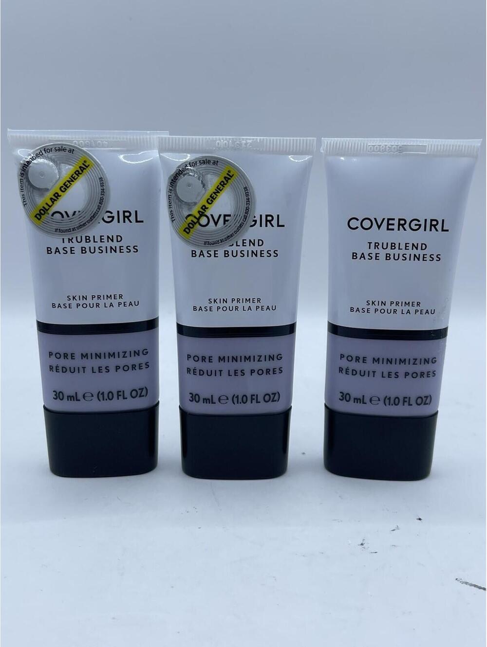 Covergirl Trublend Base Business Skin Primer Pore Minimizing 30mL 1 Oz  *3 Pack*